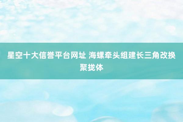 星空十大信誉平台网址 海螺牵头组建长三角改换聚拢体