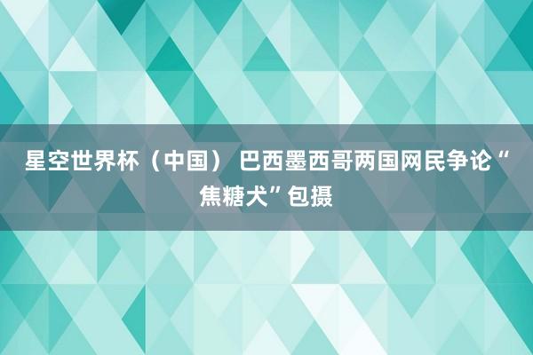 星空世界杯(中国) 巴西墨西哥两国网民争论“焦糖犬”包摄