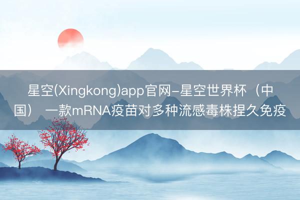 星空(Xingkong)app官网-星空世界杯（中国） 一款mRNA疫苗对多种流感毒株捏久免疫